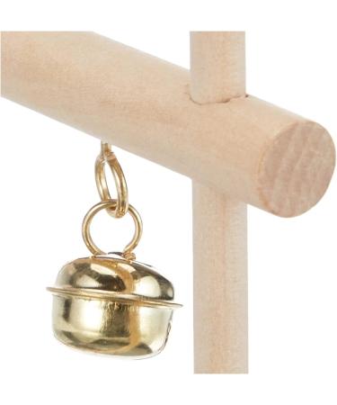 Trixie Wood Swinging Trapeze with Two Bells Brown 0.1KG 12 x 20 cm - Buy Online on GoSupps.com