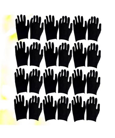 Ipetboom 12 Pairs Silver Wigs for Women Disposable No Odor Kitchen White Cotton Mens Cotton Spa Work Cosmetic Washable - Buy Online on GoSupps.com