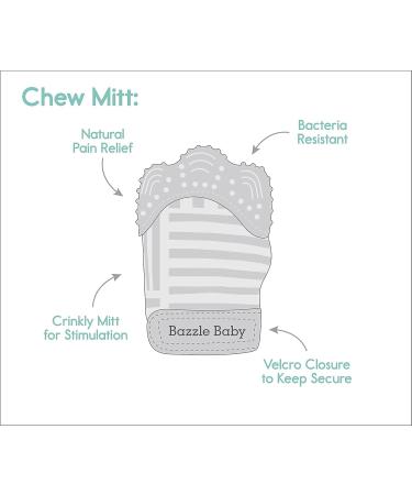 Bazzle Baby Teething Mitt - Silicone Teething Mittens  Teething Toys  Baby Teething Toys  Baby Teething Mitten  Teething Glove  Hand Teethers for Babies - Adjustable Strap (Geo Lines) - Buy Online on GoSupps.com