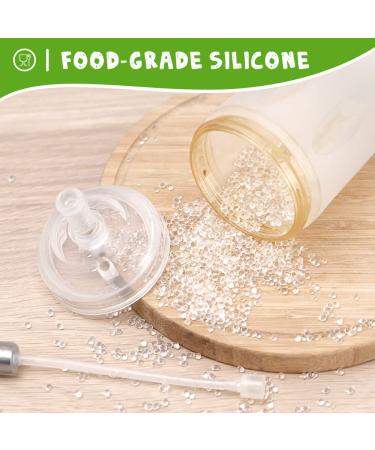 Haakaa Gen.3 Silicone Sippy Cup Peach - 8oz. Toddler Straw Trainer Cup - Buy Online on GoSupps.com