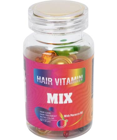 GEERYZHE Hair Repair Capsules Soften Coarse Strands Moisturize and Nourish for Vibrant Hair with Safe Ingredients 30 Capsules Ideal for Color Preservation and AntiDamage Protection - Buy Online on GoSupps.com