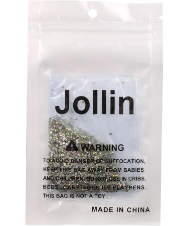 Jollin SS5 Rhinestone Flat Back Glass Gems - 2880pcs Crystal AB for DIY Crafts & Adhesive Fixing - Buy Online on GoSupps.com