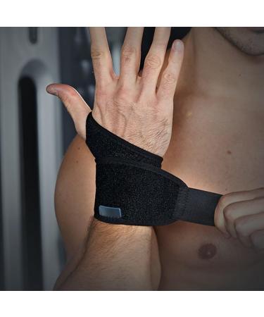 BOSREROY Unisex Nylon Wrist Brace Supportive & Adjustable for Pain Relief | Customizable Fit for All Sizes - Buy Online on GoSupps.com