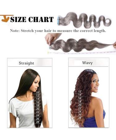 SEGO Real Hair Extensions - Invisible Seamless Skin Weft Tape - Mittelblond #24 (22/56cm) - 20PCS Adhesive for Perfect Fit - Buy Online on GoSupps.com