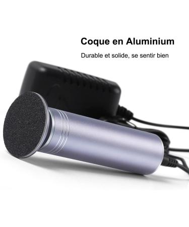 Electric Foot File - Adjustable Speed Corn Remover with Interchangeable Pads for Cracked & Hard Skin - International Shipping Available - Buy Online on GoSupps.com