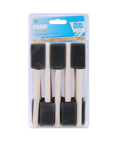 ROYAL BRUSH RFOMW Foam Brushes, 1"