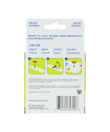 Glue Dots Double-Sided Permanent Micro Dots  1/8''  Clear  Roll of 325 Micro Dots Roll - Buy Online on GoSupps.com