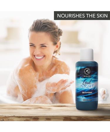 Bath Foam Good Night 34 Fl Oz | Relaxing Aromatherapy for Sleep | Spa & Bubble Baths | Body Care & Wellness - Buy Online on GoSupps.com