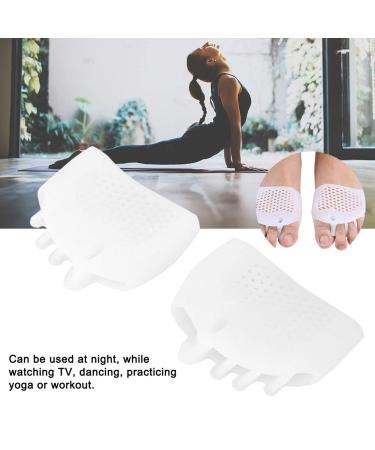 Silicone Bunion Corrector - Hallux Valgus Toe Protector for Pain Relief | Foot Care Solution (White) - International Shipping Available - Buy Online on GoSupps.com