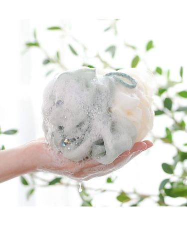 Soft Shower Mesh Foaming Sponge | Exfoliating Back Brush & Skin Cleaner | Bath Bubble Ball for Ultimate Skin Care - Buy Online on GoSupps.com