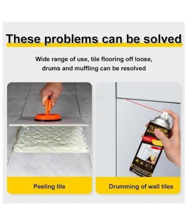 Forubom Tile Drum Repair Adhesive - Waterproof Leak Repair Spray for Loose Ceramic Tiles (1 Piece) | International Shipping Available - Buy Online on GoSupps.com