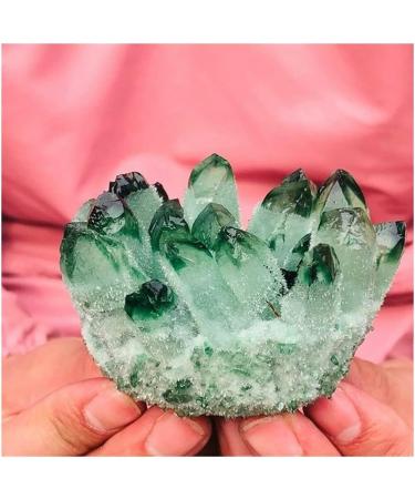 Stone Green Ghost Phantom Quartz Crystal Cluster Specimens Balance Gemstone Decoration Crystal Cluster (Size : 1000g) - Buy Online on GoSupps.com