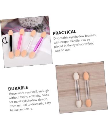 Ipetboom 50pcs Two-color Eyeshadow Brush Eyeshadow Stick Eyeshadow Sponge Latex Sponge Eyeshadow Cosmetics - Buy Online on GoSupps.com