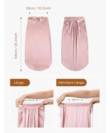 Lilysilk 100% Mulberry Silk Hair Hood - 19 Momme Sleeping Cap for Curly Hair - Peach Pink Night Hat for Women - Buy Online on GoSupps.com