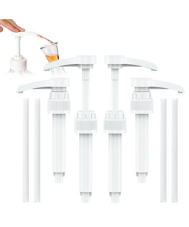 4-Pack Coffee Syrup Pump 750ml Dispenser Pump for Syrup Bottles Coffee Flavoring Syrup Pump 25.4 Oz Bottles