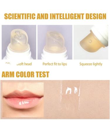 EXQST Collagen Elastic Lip Serum Moisturizing Lip Plumper Waterproof Hydrating Long Lasting Lip Plumping Oil Nourish Lip Skin - Buy Online on GoSupps.com