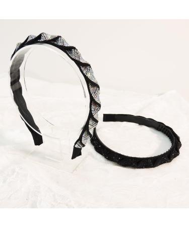 scicent Hair Accessories for Women 2 Pieces Vintage Head Band Crystal Hairbands for Girls Non-Slip Rhinestone Head Band for Party Bridal Head Hoops for Ladies Elegant Hair Band for Prom - 29203 - Buy Online on GoSupps.com