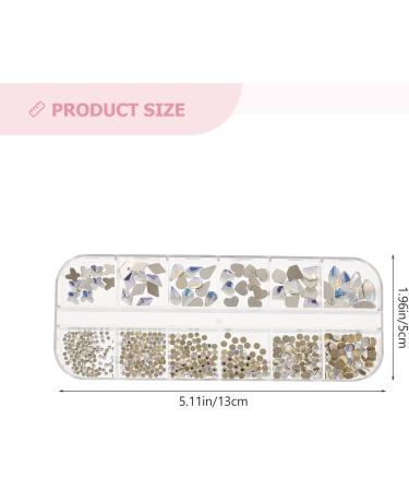 Beavorty 1 Box Manicure Fancy Shape Diamonds Nail Ornament Nail Pearls Flatback Diamond Charms Nail Rhinestones Charms Diy Manicure Semicircle Nail Diamond Nail Drill Round Pendant 3d As Shown - Buy Online on GoSupps.com