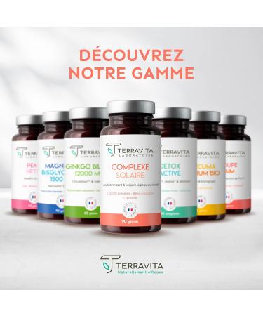 SOLAR COMPLEX | Nutroxun + Ceramosides + Lycopene + Copper | Express Tan Accelerator | Complete Self-Tanning Formula | All Skin Types | 90 Vegan Capsules | Made in France | Terravita - Buy Online on GoSupps.com