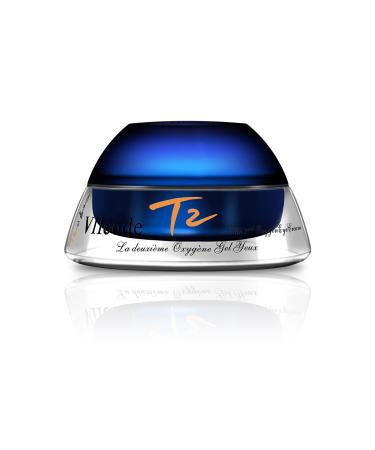 T2 O2.5 Oxygen Eye Cream for Dark Circles and Wrinkles - Reduces Puffiness Crow's Feet Fine Lines and Bags white 1