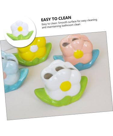 minkissy pencil holder toothbrushes tooth brush pen holder toothbrush storage holder toothbrush container white ceramics counter child toothbrush holder - Buy Online on GoSupps.com