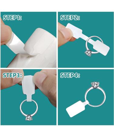 500 Pcs Jewelry Tags Roll for Necklace Earring Price Identify  Labelchoice Rectangle Shape Self Adhesive White Blank Dumbbell Jewelry Price Tags Stickers Labels for Bracelet  Ring  Clothing Display 500 Pcs Price Tags Sti... - Buy Online on GoSupps.com