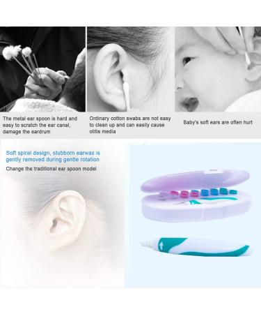 OUTTEEY Spiral Ear Wax Removal - Safe Silicone Earwax Remover with 16 Tips - Buy Online on GoSupps.com