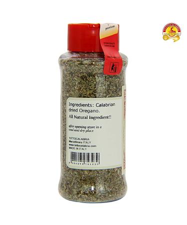 TuttoCalabria Calabrian Dried Oregano Flakes Shaker - 30g All Natural Non-GMO Italian Seasoning - Buy Online on GoSupps.com