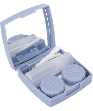 Tmishion Portable Contact Lens Container Set | Travel-Friendly Mini Lens Case with Clip-On Solution Bottle - Buy Online on GoSupps.com