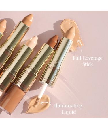 Wander Beauty Dualist Matte and Illuminating Concealer in Tan - Full Coverage Concealer for Brightening, Firming, and Hydrating Under Eyes - Buy Online on GoSupps.com