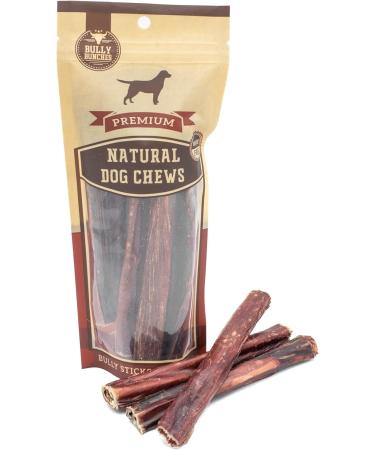 Bully Bunches 6 Inch Collagen Wrapped in Beef Bully Stick | All-Natural Long Lasting Dog Chew | Dental Stick for Avid Chewers (6 Inch 5 Pack) - Buy Online on GoSupps.com
