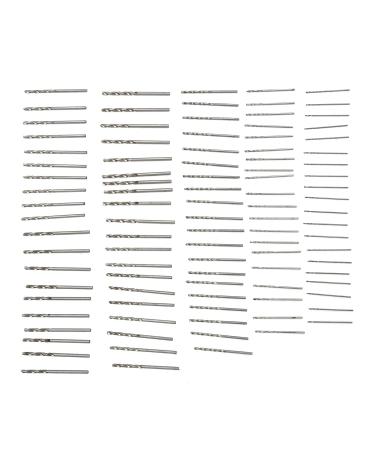 100PC Durable Drill Set | Round Handle Steel Impact Drills for Wood Plastic & Soft Metal | Fast Work 5mm Thick Steel - Buy Online on GoSupps.com