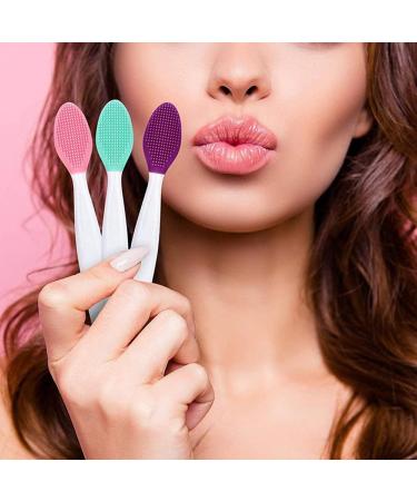 12pcs Lip Scrub Brush BetterJonny Silicone Exfoliating Lip Brush Double-Sided Lip Scrub Brush Soft Cleaning Lip Scrub Exfoliator Beauty Tool for Smoother Skin and Lip Multicolored - Buy Online on GoSupps.com
