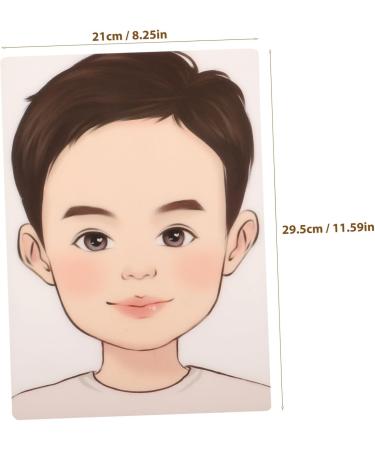  NUOBESTY NUOBESTY face exercise board eyeshadow practice chart cosmetic practice face face face painting exercise board - Buy Online on GoSupps.com