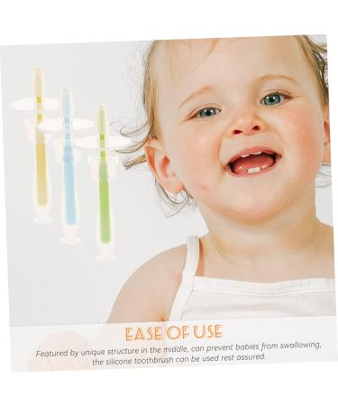 Buy Minkissy 8 STK Baby Toothbrush Set - Soft Silicone Training Toothbrush for Oral Hygiene - Buy Online on GoSupps.com