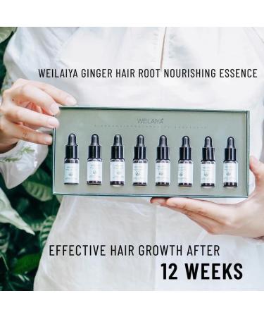 Weilaiya Ginger Hair Root Nourishing Essence - Hair Growth Serum (8 Tubes/Pack) - International Shipping Available - Buy Online on GoSupps.com
