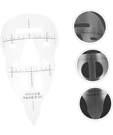 Didiseaon 2 Pcs Threading Tool Make up Kit Eyebrow Tracer Measure Tool Lip Ruler Mold Carved Light Therapy Pen - Buy Online on GoSupps.com