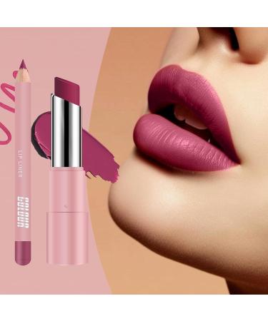 Ceprznvey Lip Balm Waterproof Lip Liner Color Stick Nourishing Long Lasting Volumizing NonSticky Matte Lip Balm for Cold Weather Daily Makeup 08 - Buy Online on GoSupps.com