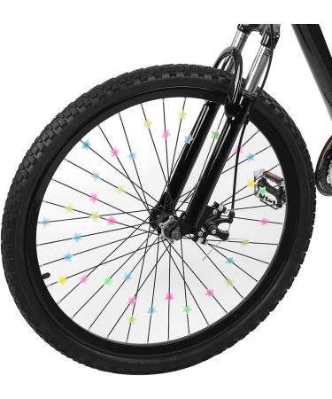Keenso Children Bike Spoke Premium Colored Plastic Wheel Bead - 36PCS Star Beads - Buy Online on GoSupps.com