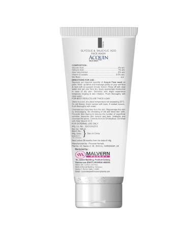 KPRossderm ACQUIN Face Wash - Anti-Acne & Anti-Wrinkle Formula | 100ml | International Shipping Available - Buy Online on GoSupps.com