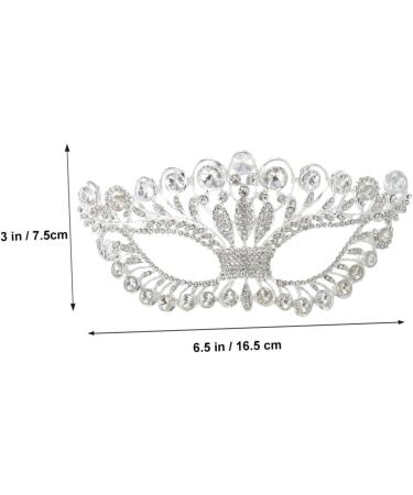 Elegant Rhinestone Masquerade Masks for Men & Women | Aboofan Diamond Eye Masks | Half Dress Costume Accessories - 3 Pack - Buy Online on GoSupps.com