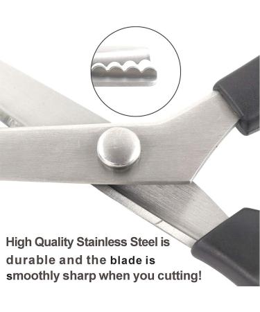 Stainless Steel Pinking Shears - Zig Zag Fabric Cutter for Sewing & Crafting - Buy Online on GoSupps.com