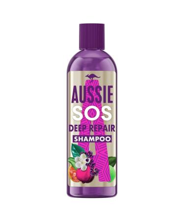 Aussie SOS Deep Repair Australian Superfruit Shampoo For Damaged Hair, 490ml