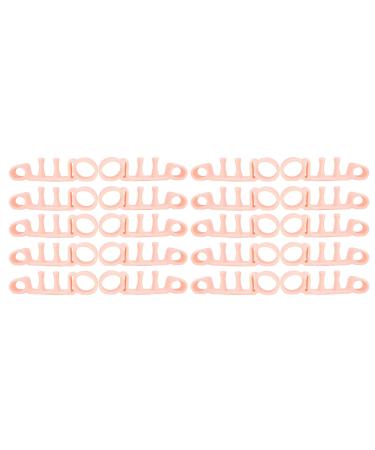 10 Pairs Unisex Brightening Toe Separator for Hallux Valgus & Hammer Toe - Corrector Tool - Buy Online on GoSupps.com