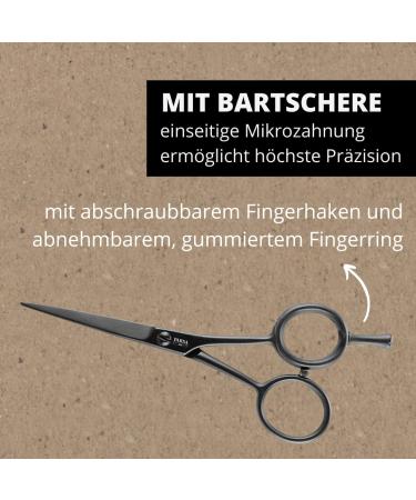 Buy Parsa Men Beard Care Set | 4-Piece Grooming Kit | Comb Brush Scissors | Ideal Gift for Him - Buy Online on GoSupps.com