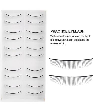 Eyelash Extension Training Kit - 10 Pairs of False Lashes for Makeup Display | International Shipping Available - Buy Online on GoSupps.com