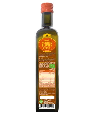 MORITZ Organic Cold Pressed Sunflower Oil - 2 x 500ml | Premium Quality & International Shipping - Buy Online on GoSupps.com