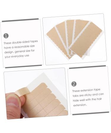 BIUDECO 10 Sheets Wig Glue Paster Wig Tape Double Back Tape Lacefront Wigs Kraft Tape Double Sided Boobtape Tape for Front Lace Wig Hair Extension Accessories Replace Paper Front Support - Buy Online on GoSupps.com