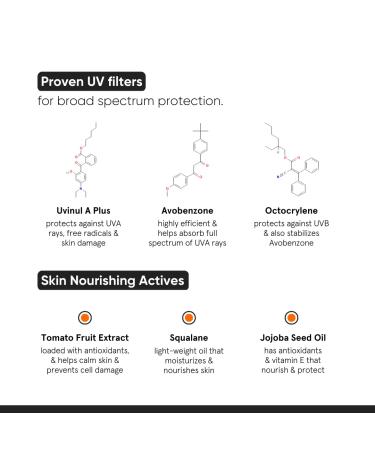 Buy Minimalist SPF 40 Sunscreen Gel - Water Resistant No White Cast Ultra Light | PA+++ with Tomato Extract & Squalane | For All Skin Types - 50 gm - Buy Online on GoSupps.com