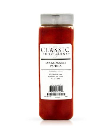 Classic Provisions Spices Rich in Flavor for Spanish Cuisine Fish Meat BBQ Sauce and More, Paprika, Smoked Sweet, 20 Ounce